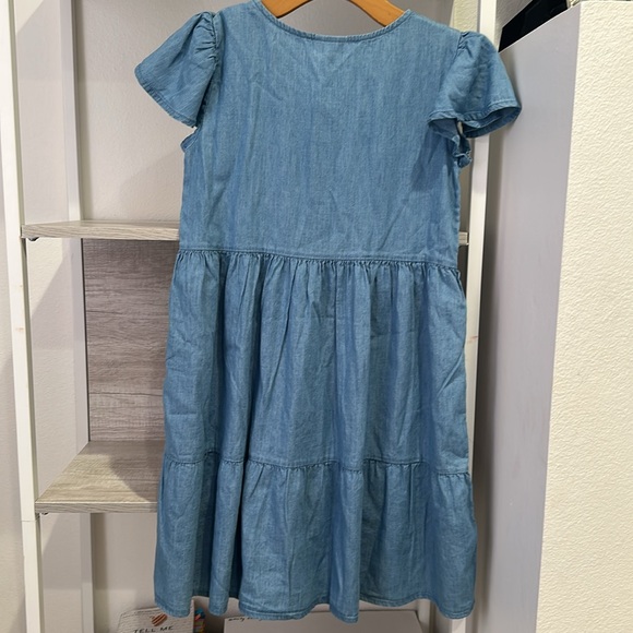 Soft woven short sleeve dress - Picture 5 of 12
